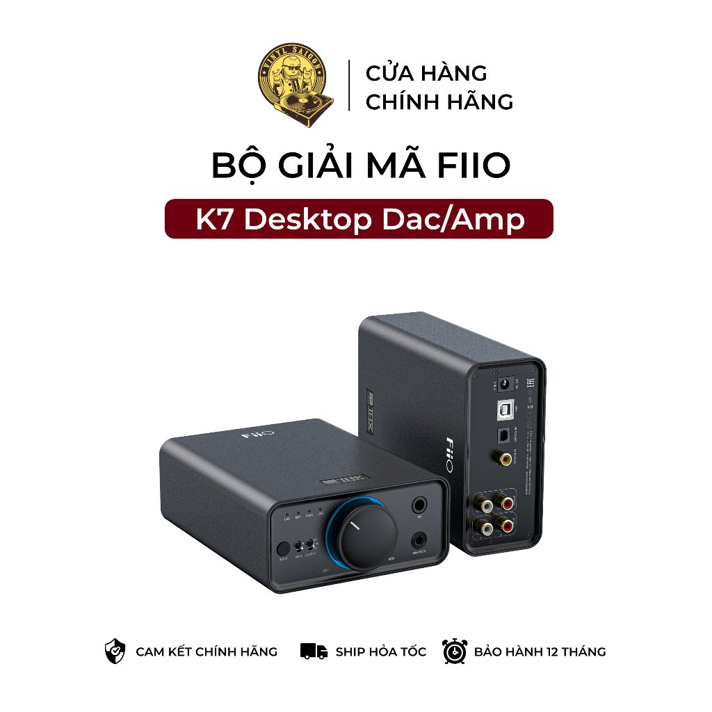 Bộ giải mã để bàn dac/amp FiiO K7 desktop - Bảo hành 12 tháng