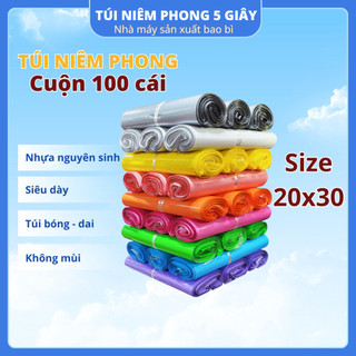 [Siêu dày size 20x30] Túi gói hàng niêm phong chuyển phát nhanh - túi đóng hàng niêm phong tự dính - 5 GIÂY