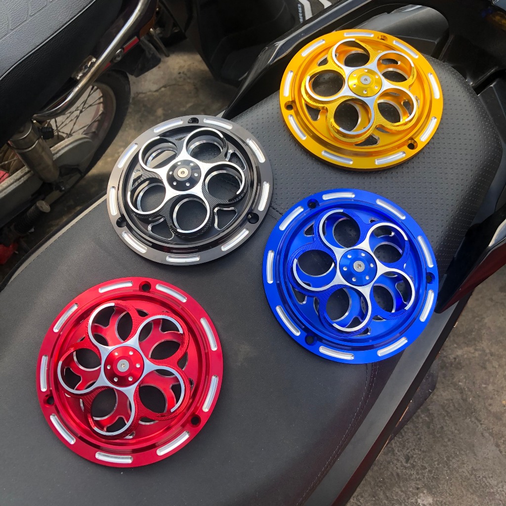 Ốp Quạt gió Xoay chế cho nhiều dòng xe ga Vespa, Vision, Scopy, Vario, Click_Quạt xoay siêu nhạy nhi