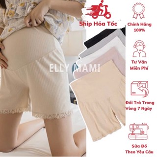    40kg - 95kg   Quần Bầu Và Sau Sinh Short Legging  Lưng Cạp Cao ,Có Thể Mặc Trong Váy ,Form Dễ Mặc 