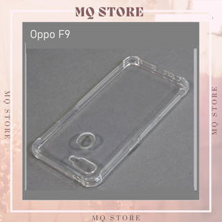 Ốp lưng Oppo F9 dẻo trong chống sốc kèm kính cường lực 9H