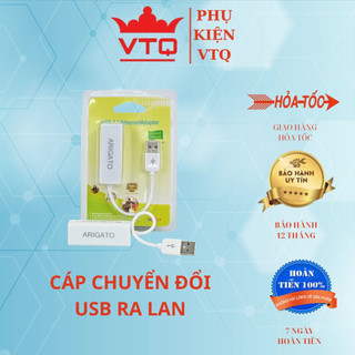 Cáp chuyển đổi usb ra lan, từ cổng usb ra cổng mạng.Bảo hành 6 tháng.shopphukienvtq