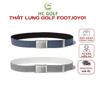 Thắt lưng golf nam FOOTJOY01 thiết kế từ sợi polyster cao cấp thoải mái vận động và bền bỉ - HC GOLF