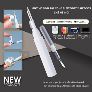 Bút vệ sinh airpod , tai nghe bluetooth đa năng làm sạch airpods điện thoại/máy ảnh mọi ngóc ngách
