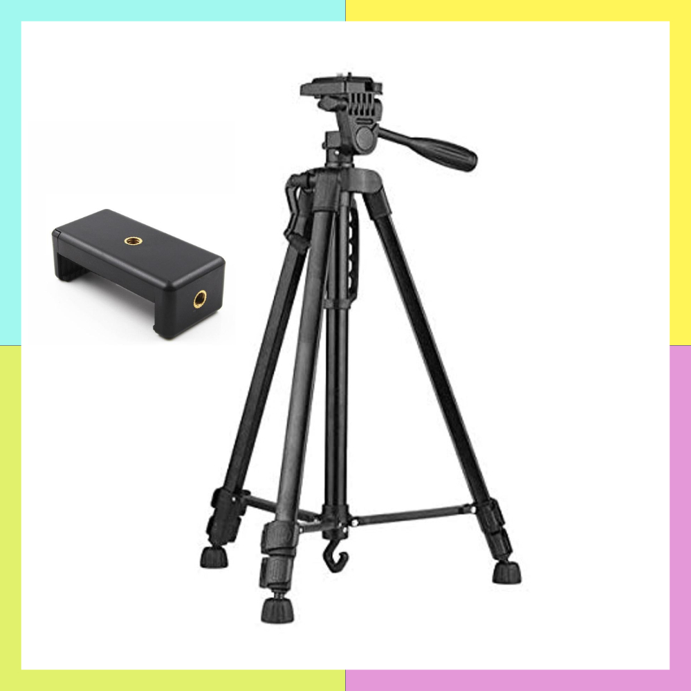 Ttripod 3366 điện thoại 3 chân, thu gọn 50cm, cao tối đa 1m4 hoco