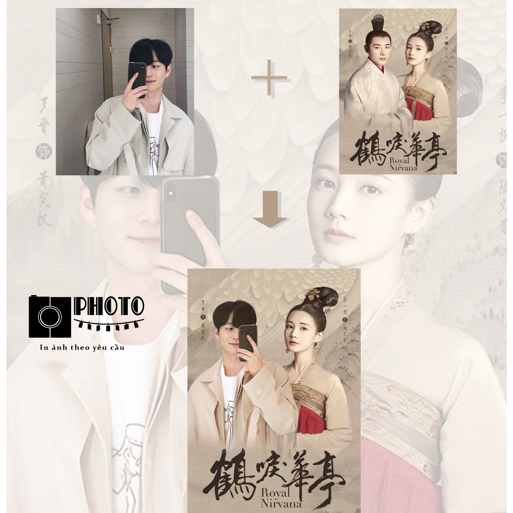 Ghép Ảnh Cùng Thần Tượng 🎇🎇🎇 Combo Ảnh Ghép và Ảnh In 6 x9 🌟🌟🌟 Có File Ảnh Ghép Gửi Cho Bạn .