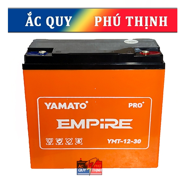 Ắc quy Yamato 12V - 30Ah YMT-12-30 PRO+ CAO CẤP 7kg