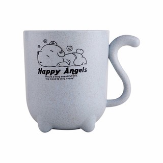 Ly cốc lúa mạch cho bé uống sữa chó con Happy Angels cakeshop hcm