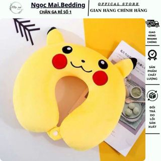  Gối Chữ U Kê Cổ Văn Phòng Tựa Cổ đi máy bay ô tô đi du lịch kích thước 32x32cm 