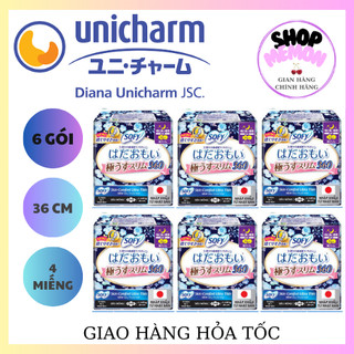 [6 Gói]Băng vệ sinh Sofy Skin Comfor UT 36cm - gói 4 miếng