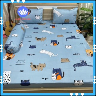 Ga lẻ thun lạnh hàn quốc không áo gối với size nệm 3-15cm