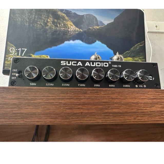 Pre Đèn SUCA AUDIO TUBE-T8 Bóng Nga 6H1N / Điều chỉnh âm sắc các dải tần chi tiết