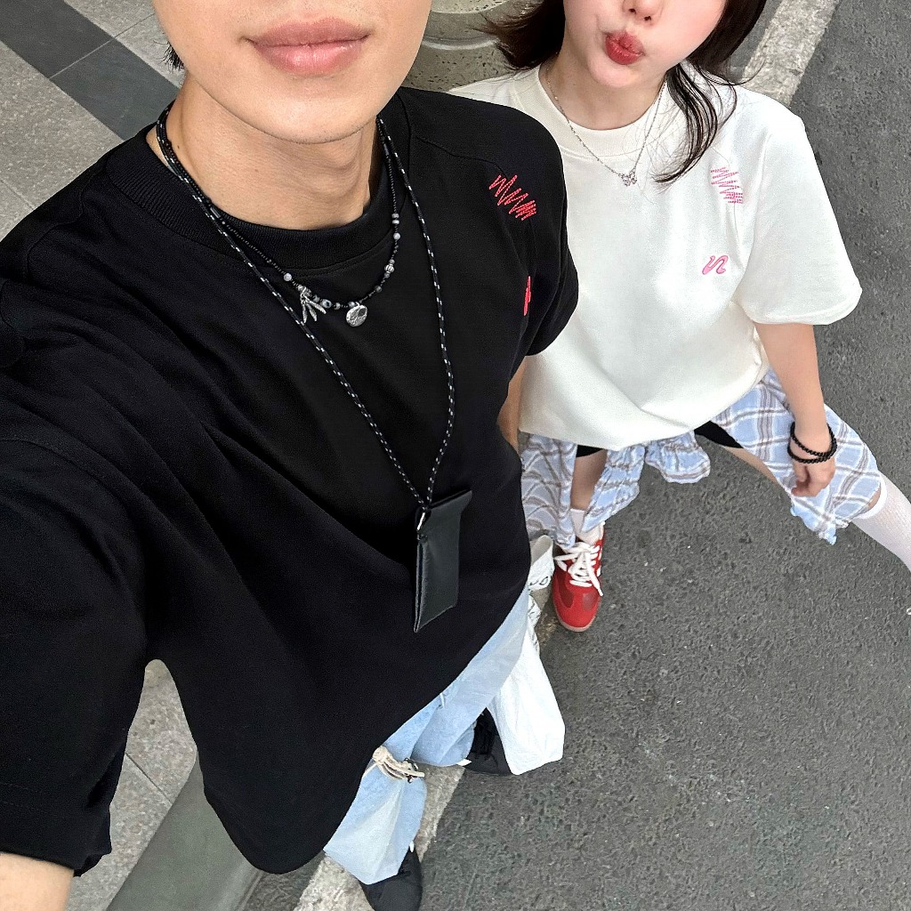 Áo Thun Thêu NOCTURNAL Ziczac Tee Cotton 100% Unisex Form Rộng Tay Lỡ Oversize Local Brand | BigBuy360 - bigbuy360.vn