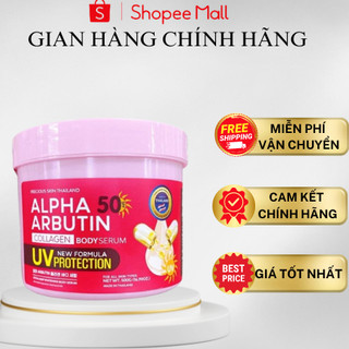 Kem Dưỡng Trắng Da Chống Nắng Alpha Arbutin Collagen Body Serum UV 50 SPF Precious Skin TháiLan