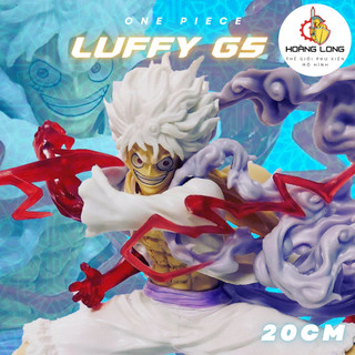 Mô hình Luffy Gear 5, cao 20cm, figure One Piece, quà tặng Sưu tầm Độc đáo, trang trí bàn làm việc (phụ kiện Hoàng Long)
