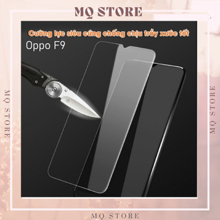 Kính cường lực Oppo F9 trong suốt không full Glass 9H