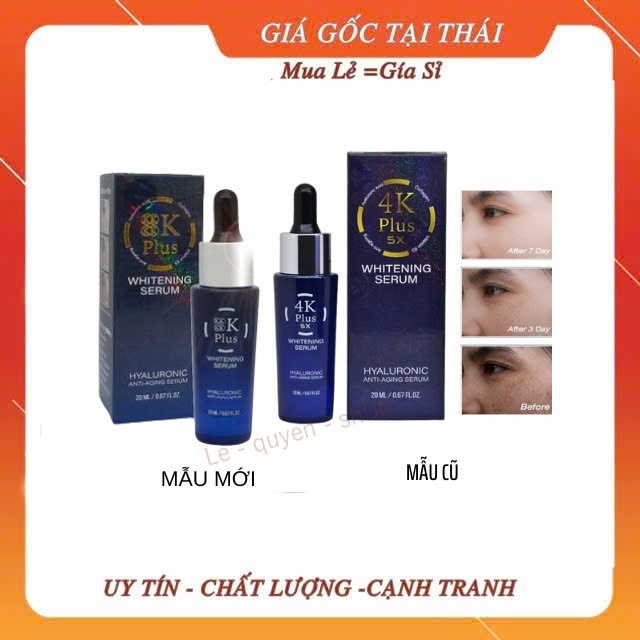 [Hàng chính hãng] Serum 4K Plus 5X Whitening Thái Lan