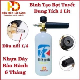 Bình phun bọt tuyết oring org-011 1 lít , lắp máy rửa xe| bình tạo bọt tuyết.bh 6t