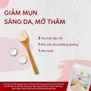 Bột Đậu Đỏ Nguyên Chất 500gram (Nhà Làm, Đậu Sạch, Nguyên Chất, Date mới)