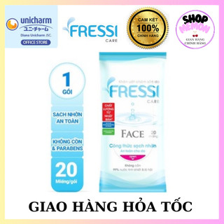 ☘Khăn ướt Fressi care (20 tờ)/gói.
