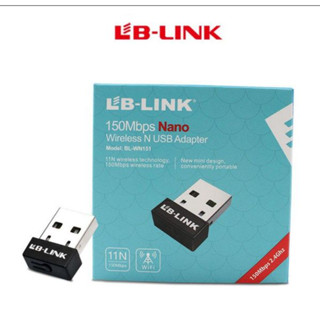 Usb wifi, USB thu wifi LBlink 151 nano, Thu sóng wifi tốc độ cao 150Mbps cho máy tính PC laptop