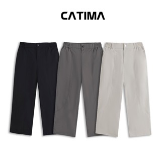 Quần Dài Wrinkle Wind QG18 CATIMA Relaxed Fit - Co Giãn nhẹ 2 chiều thoải mái - Cạp chun có giãn - Ống rộng có dây rút