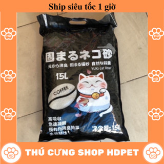 Cát vệ sinh cho mèo Cát Nhật Yuki 16L