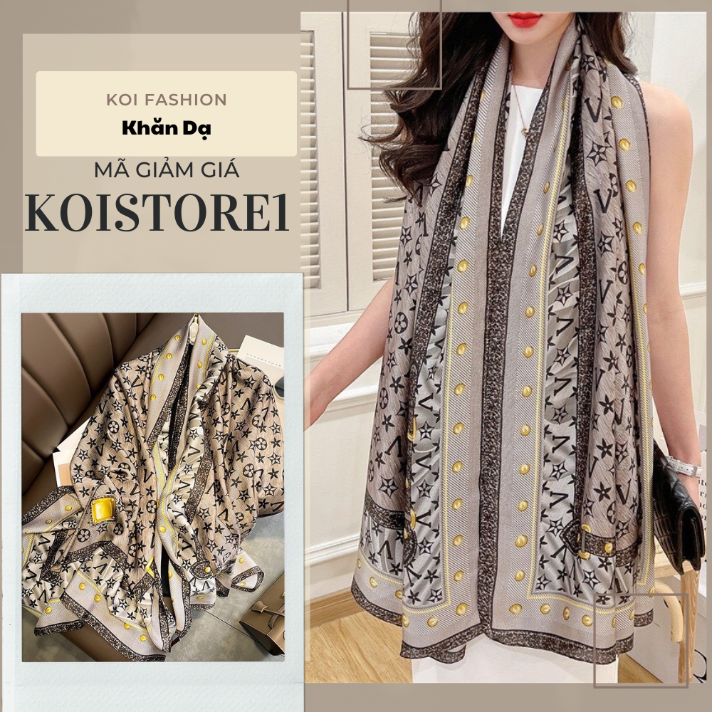 Khăn Choàng Lụa Cao Cấp, Khăn Lụa Khổ 90x90cm Thơi Trang Công Sở