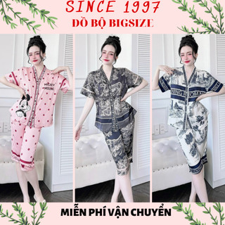Lụa Latin, Xước cao cấp - Đồ bộ bigsize Lửng, Since1997 Pijama, Đồ ngủ lụa cao cấp loại