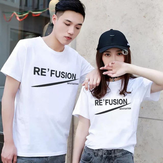 [SALE CHÀO HÈ] Áo Đôi, Áo Cặp Nam Nữ In  RE'FUSION AD-10