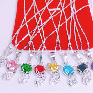 Dây chuyền hồ ly bạc may mắn tình duyên - Trang sức bạc Bibi silver cam kết chất lượng, kèm bảo hành