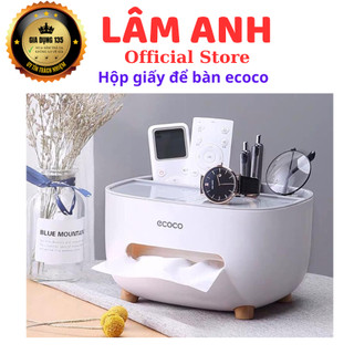 Hộp đựng khăn giấy để bàn đa năng Ecoco - LA579