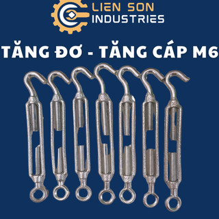 Tăng đơ dây cáp, tăng cáp phi 6 dùng để tăng đơ dây cáp tăng độ căng dây - Cơ Khí Liên Sơn