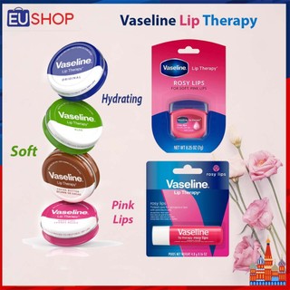 Sáp dưỡng môi Vaseline Rosy Lips For Soft, Pink Lips, Lip Therapy