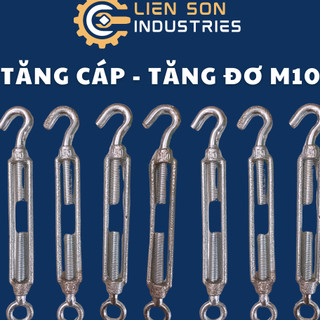 Tăng đơ dây cáp, tăng cáp phi 10 M10 dùng để tăng đơ dây cáp tăng độ căng dây Cơ Khí Liên Sơn
