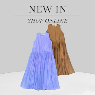 HIPU.VNXK - Đầm babydoll HD cổ tròn sát nách phối tùng xinh xắn.