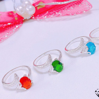 Nhẫn nữ hồ ly bạc ta may mắn tình duyên, nhẫn hở vừa mọi size tay - Bạc Bibi silver cam kết chất lượng