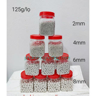 lọ bi đường màu bạc 125g trang trí bánh kem