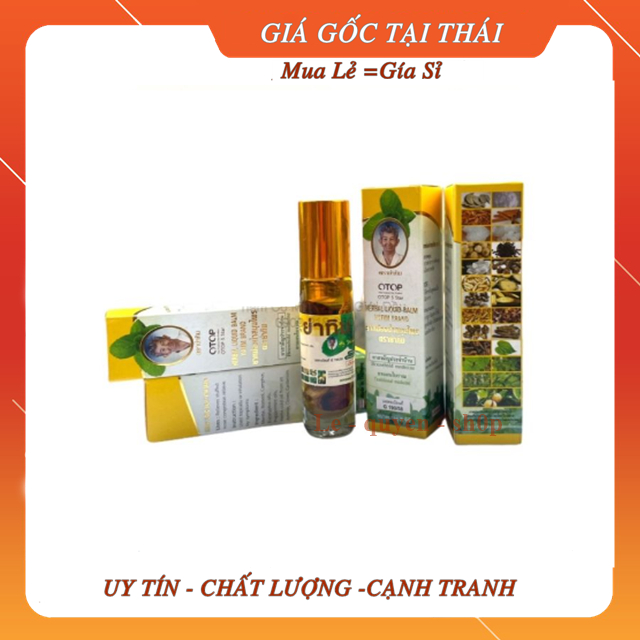 [Combo] 6 Dầu lăn thảo dược 25 vị Thái Lan 8ml