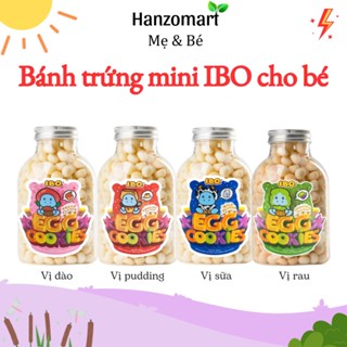 Bánh ăn dặm cho bé men trứng bi sữa rau củ / trái cây trứng IBO