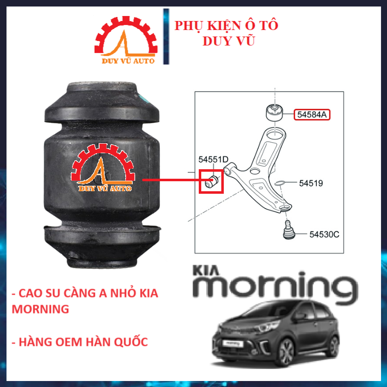 cao su càng a nhỏ kia morning