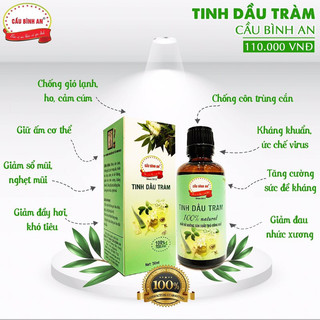 Tinh dầu tràm 50ml Cầu Bình An