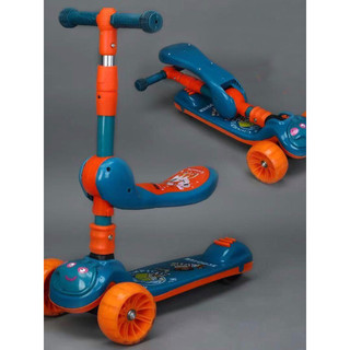 [𝑴𝒊𝒆̂̃𝒏 𝑺𝒊́𝒑 ] Xe trượt scooter cho bé Scooter2 in 1 có nhạc bánh xe phát sáng. Xe Thiết Kế Chắc Chắn Cho Bé Từ 1 Đến 8T