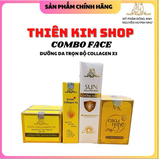 [Combo 4 Sản Phẩm] Kem Face -Serum -Chống Nắng -Cao Nghệ Mỹ Phẩm Đông Anh