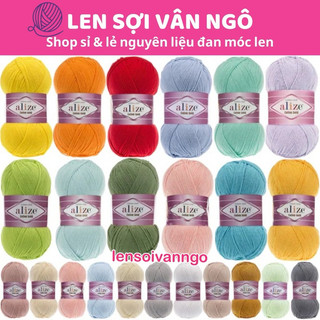 Len Alize Cotton Gold (cuộn 100gr)