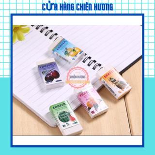 Set 10 Tẩy bút chì hoa quả, tẩy hoa quả