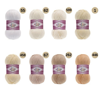 Len Alize Cotton Gold (cuộn 100gr)