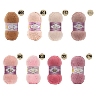 Len Alize Cotton Gold (cuộn 100gr)
