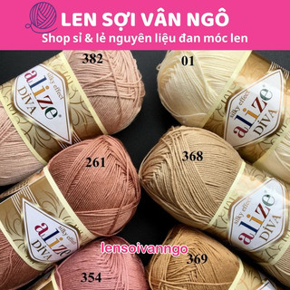 Sợi hè Alize Diva (cuộn 100gr)