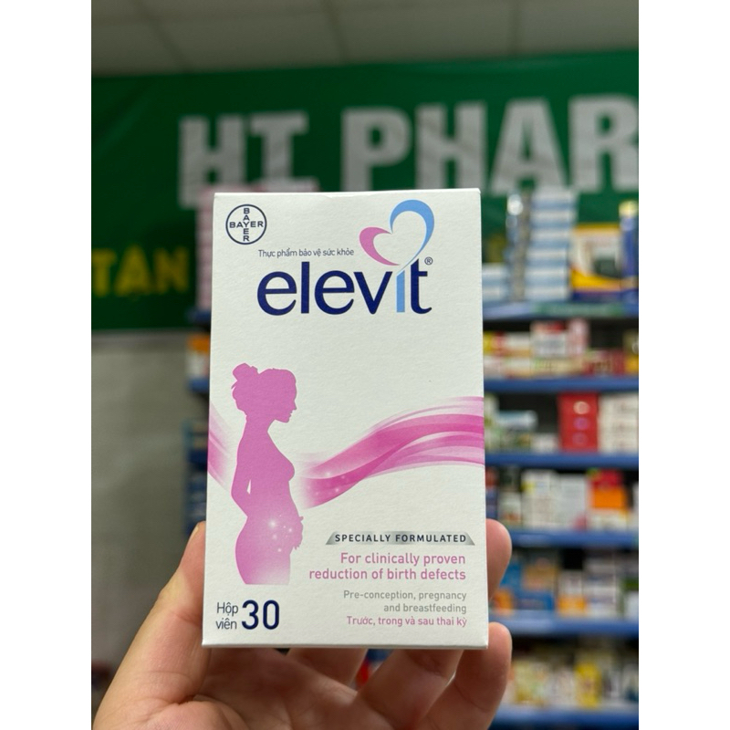 [ Nhập khẩu ] Elevit 30 viên - Chính hãng, bổ xung acid folci, vitamin